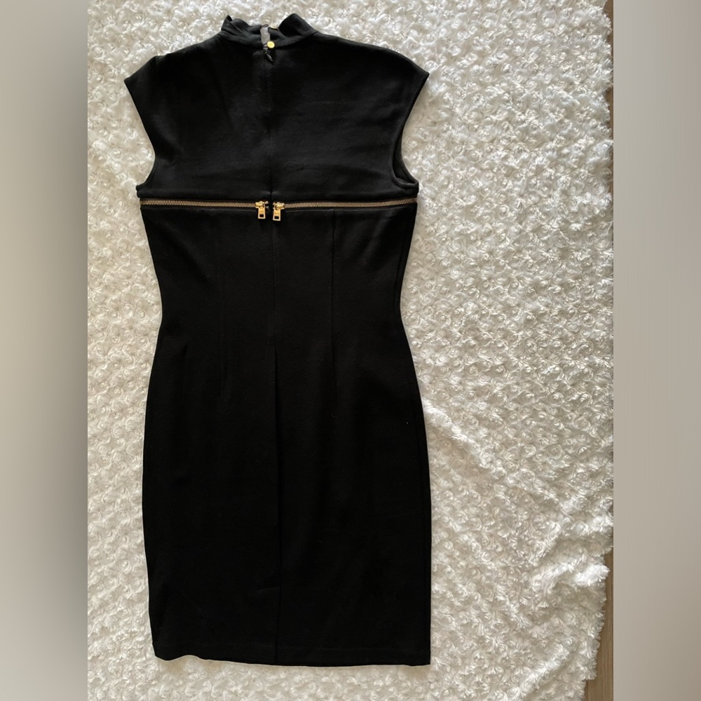 Black Sheath with Gold Zippers